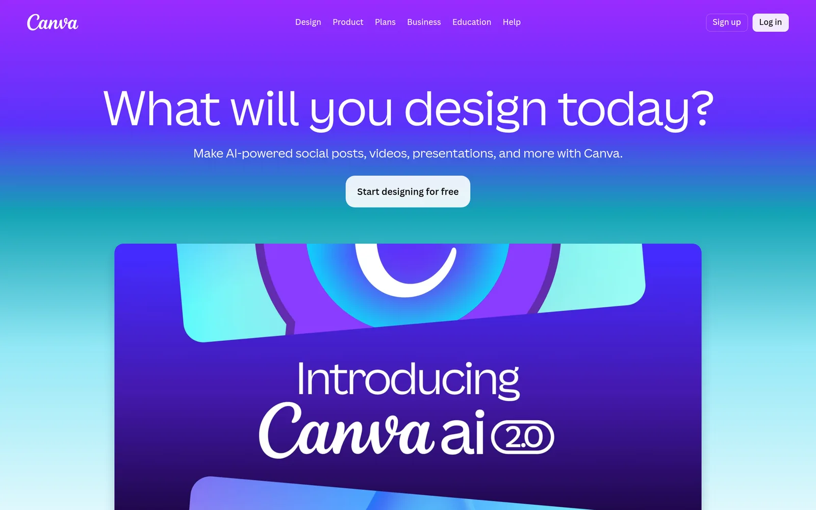 Capture d'écran de Canva